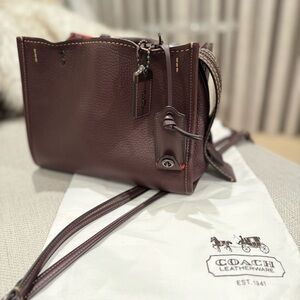 Coach pebble leather satchel